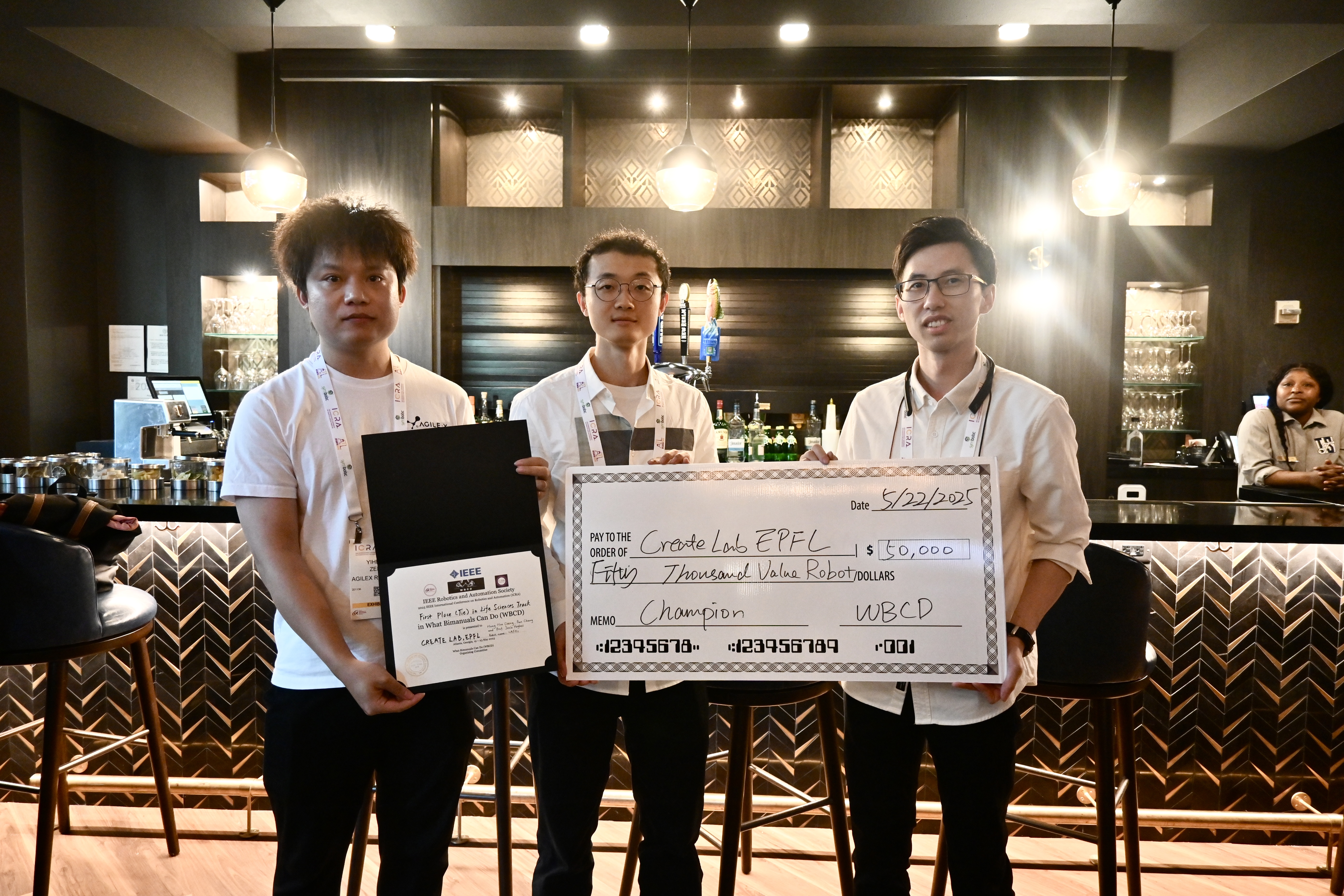 WBCD robot demonstration